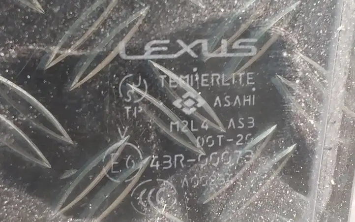 Lexus RX 300 (2003 - 2006) 43R00073 Стекло задней двери — фото 2