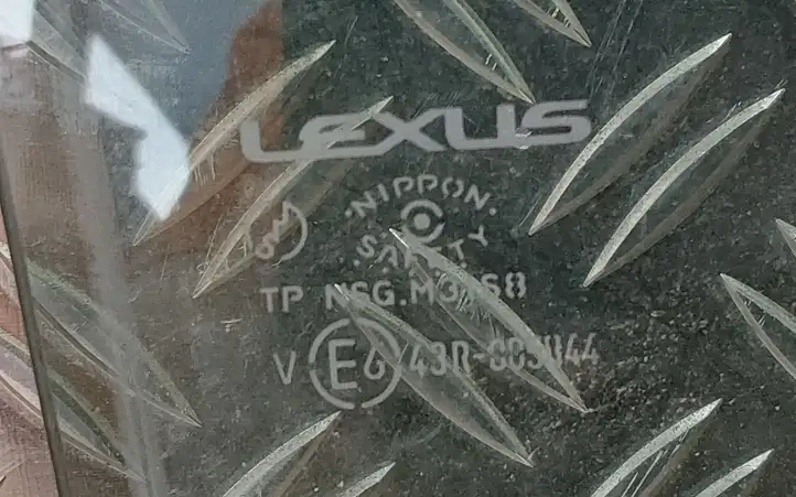Lexus IS 220D-250-350 (2005 - 2010) 43R005844 Стекло задней двери — фото 2