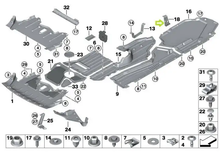 BMW X5 E70 (2006 - 2013) 7158402 Кронштейн топливного бака — фото 4