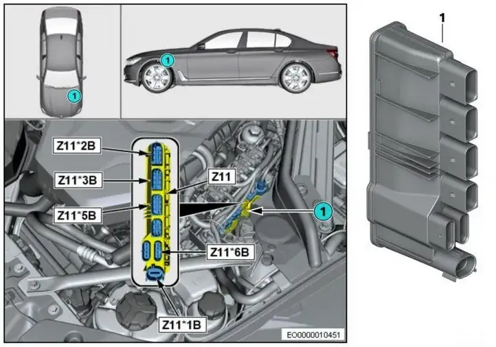 BMW 3 G20 G21 (2019 - ) 8638551 Блок управления электропитанием — фото 6