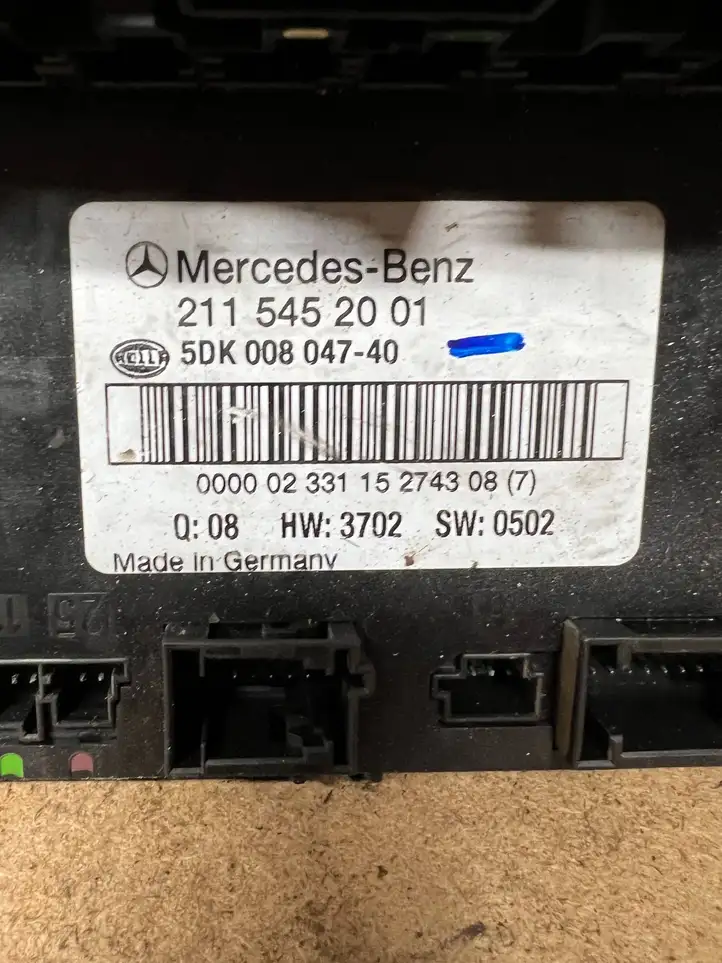 Mercedes-Benz E W211 (2002 - 2009) 2115452001 Модуль комфорта — фото 3