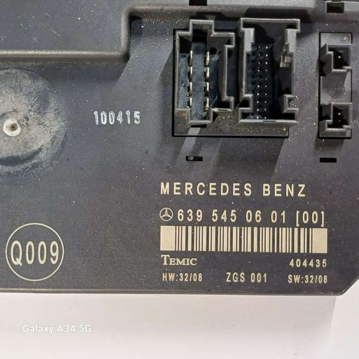 Mercedes-Benz Vito Viano W639 (2003 - 2010)  6395450601 Блок управления SAM