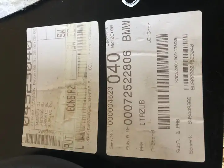BMW X3 E83 (2003 - 2010) 00072522806 Нижняя отделка панели приборов — фото 2