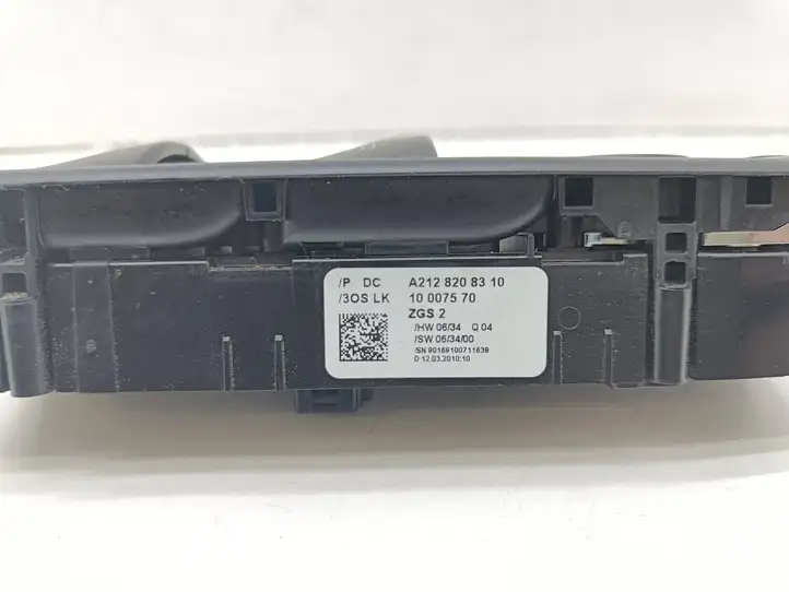 Mercedes-Benz E W212 (2009 - 2016) A2128208310 Блок кнопок стеклоподъемников — фото 5