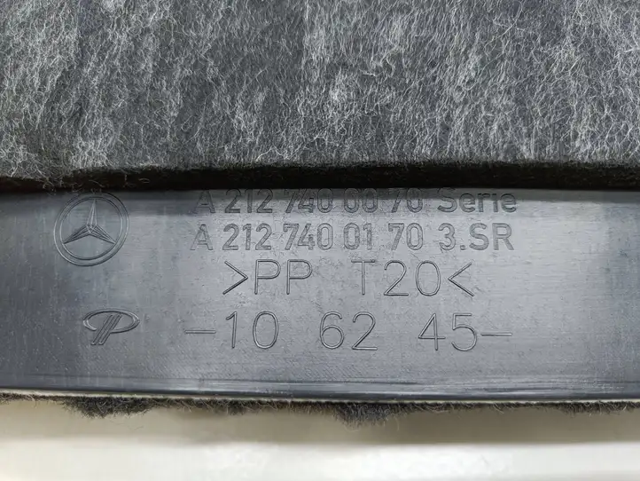 Mercedes-Benz E W212 (2009 - 2016) A2127400070 Обшивка багажника — фото 9