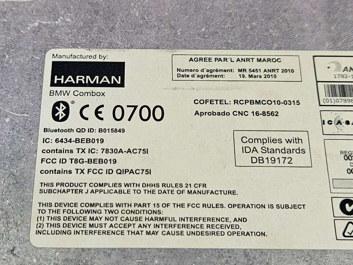 BMW 7 F01 F02 F03 F04 (2008 - 2016)  84109257153 Блок управление GSM