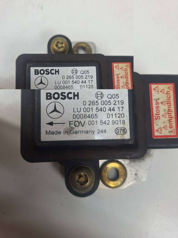 Mercedes-Benz A W168 (1997 - 2004)  0015429018 Датчик ESP (системы стабильности) (датчик курсовой устойчивости))