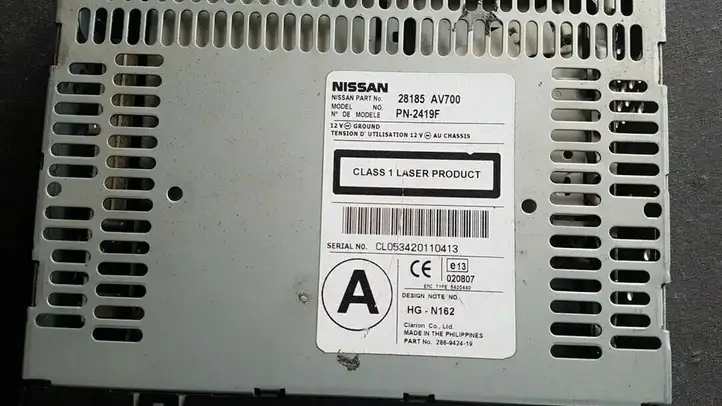 Nissan Primera (2001 - 2008) PN2419F CD/DVD чейнджер — фото 5