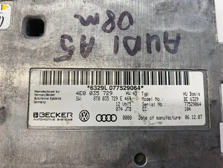 Audi A5 8T 8F (2007 - 2011) 8T0035729E Модуль управления видео — фото 4
