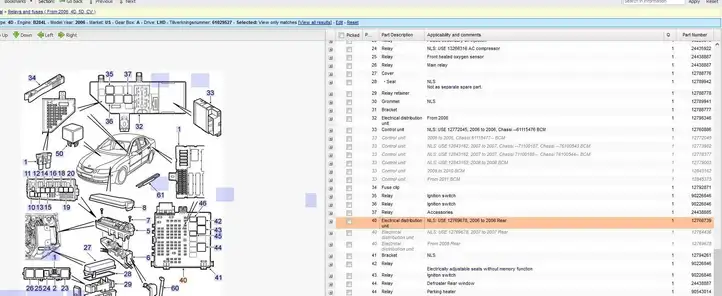 Saab 9-3 Ver2 (2003 - 2007) 12766739 Блок монтирования реле — фото 6
