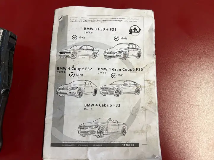 BMW 3 F30 F35 F31 (2012 - 2018) Съемный буксировочный крюк — фото 2