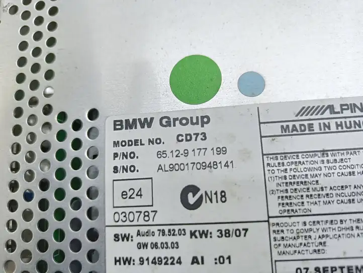 BMW 3 E90 E91 (2005 - 2012) 9177199 Магнитола / мультимедийная система — фото 2