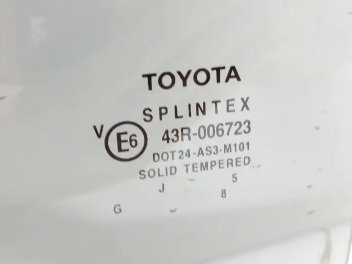 Toyota Avensis T250 (2003 - 2006) 43R006723 Стекло задней двери — фото 2