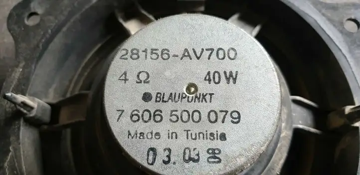 Nissan Primera (2001 - 2008) 28156AV700 Динамики передних дверей — фото 4
