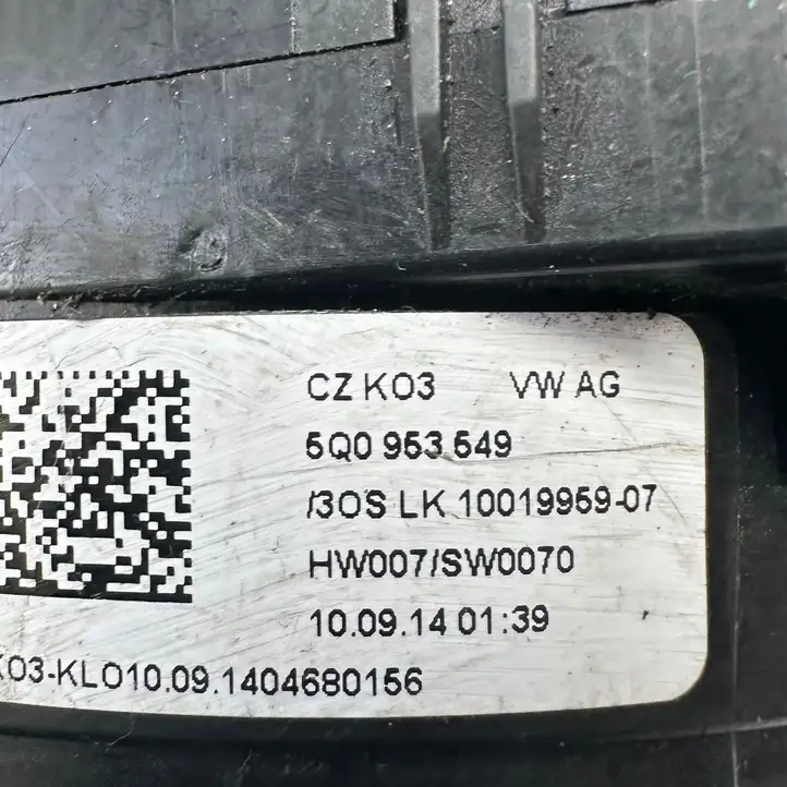 Volkswagen Golf VII (2013 - 2019) 5Q0953549 Контактное кольцо SRS — фото 8