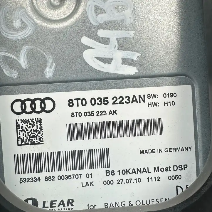 Audi A4 S4 B8 8K (2007 - 2011) 8T0035223AN Усилитель звука — фото 6