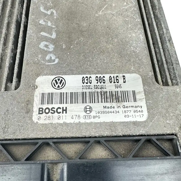 Volkswagen Golf V (2003 - 2009) 03G906016B Блок управления двигателем (ЭБУ) — фото 6