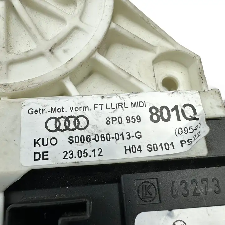 Audi A3/S3 8P (2008 - 2013) 8P0959801A Мотор стеклоподъемника передний — фото 5