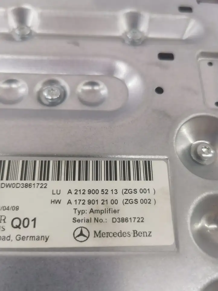 Mercedes-Benz C W204 (2007 - 2014) A2129005213 Усилитель звука — фото 5