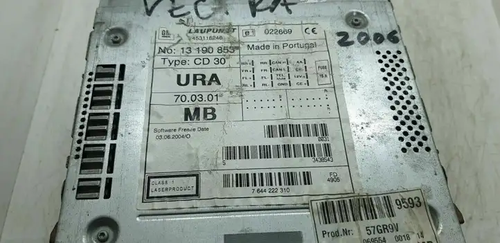 Opel Vectra C (2002 - 2005) 13190853 Магнитола / мультимедийная система — фото 5