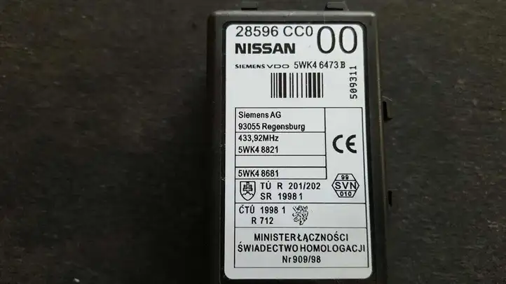 Nissan X-Trail T30 (2001 - 2007) 28596CC000 Прочие блоки управления — фото 2