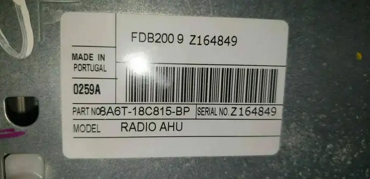 Ford Fiesta (2009 - 2012) 8A6T18C815BP Магнитола / мультимедийная система — фото 6