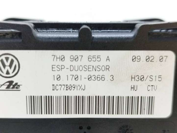 Seat Leon (1P) (2005 - 2012)  7H0907655A Датчик ESP (системы стабильности) (датчик курсовой устойчивости))
