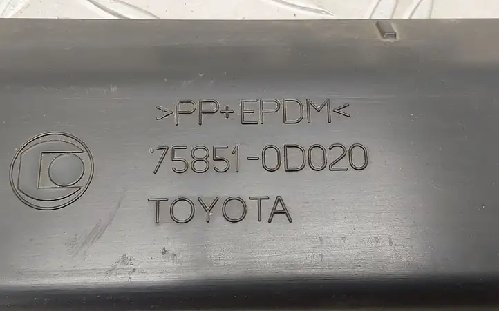 Toyota Yaris (2014 - 2019) 758510D020 Порог кузова — фото 2