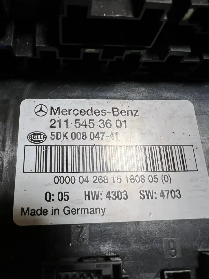 Mercedes-Benz E W211 (2002 - 2009) 2115453601 Модуль комфорта — фото 2