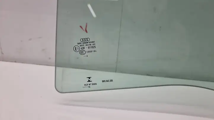 Audi A4 S4 B9 (2015 - 2019) 8W5845205 Стекло задней двери — фото 3