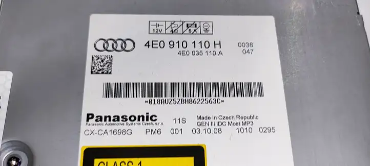 Audi A6 S6 C6 4F (2008 - 2011) 4E0035110A CD/DVD чейнджер — фото 6