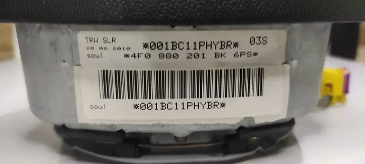 Audi A6 S6 C6 4F (2008 - 2011) 4F0880201BK Подушка безопасности руля — фото 4