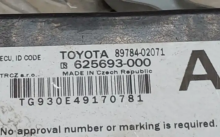 Toyota Auris E180 (2012 - 2018) 8978402071 Блок иммобилайзера — фото 2