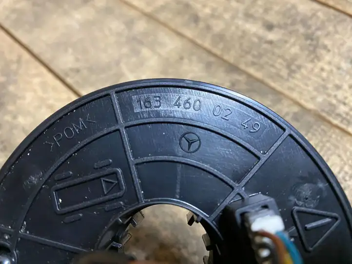 Mercedes-Benz ML W163 (1997 - 2005) 1634600249 Контактное кольцо SRS — фото 3