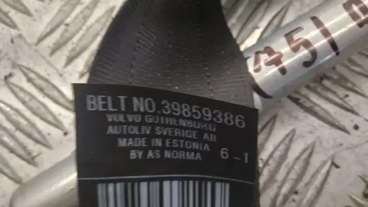 Volvo V70 (2007 - 2013) 39859386 Задний ремень безопасности — фото 2