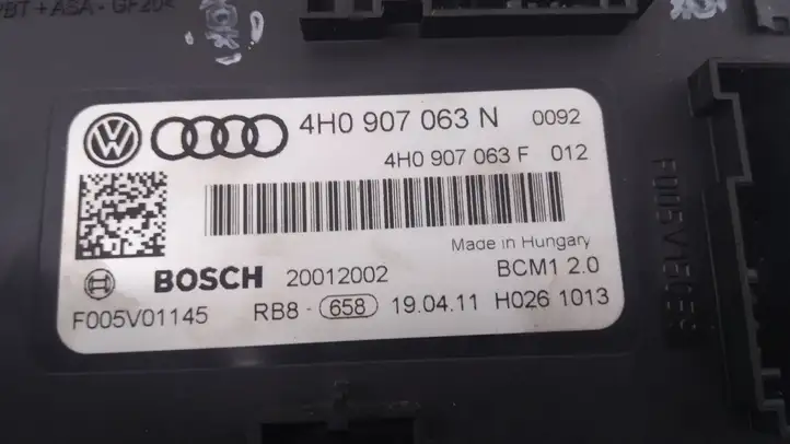 Audi A6 C7 (2011 - 2014) 4H0907063N Модуль комфорта — фото 6