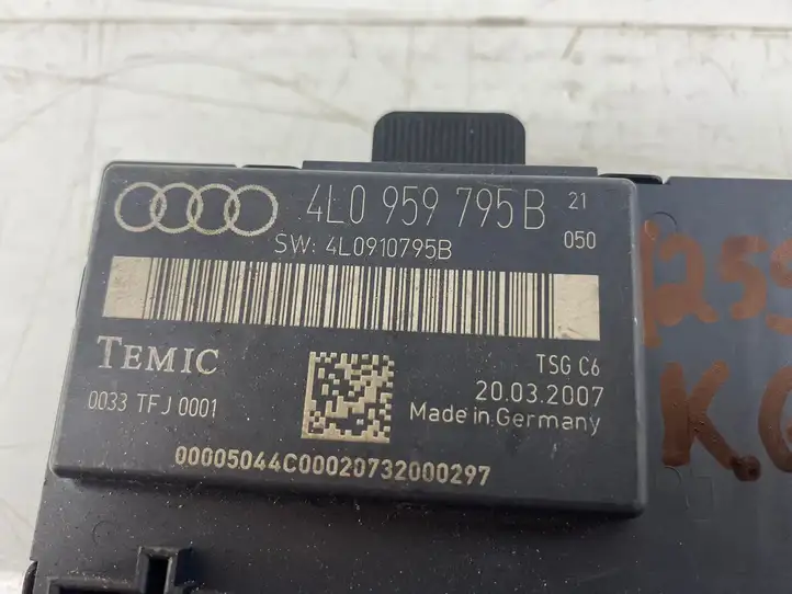 Audi Q7 4L (2009 - 2015) 4L0959795B Блок управления дверью — фото 4