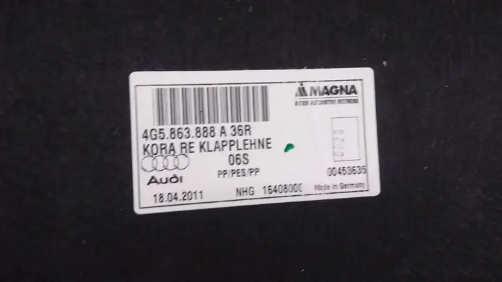 Audi A6 C7 (2011 - 2014) 4G5863888A Боковая обшивка багажника — фото 10