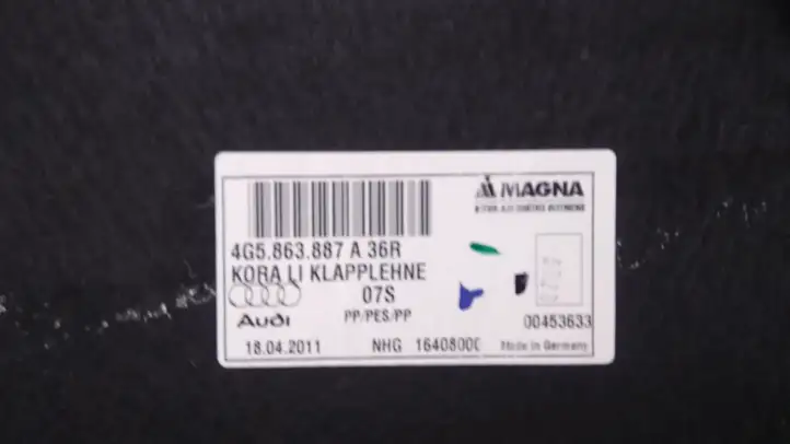 Audi A6 C7 (2011 - 2014) 4G5863887A Боковая обшивка багажника — фото 5