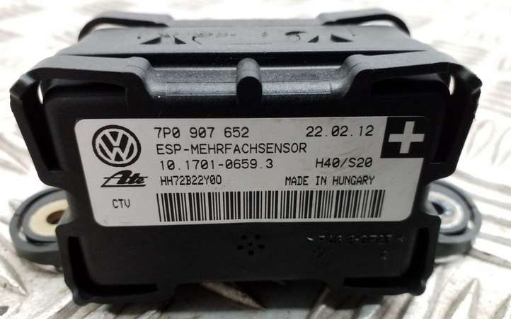 Volkswagen Touareg II (2010 - 2018)  7P0907652 Датчик ESP (системы стабильности) (датчик курсовой устойчивости))