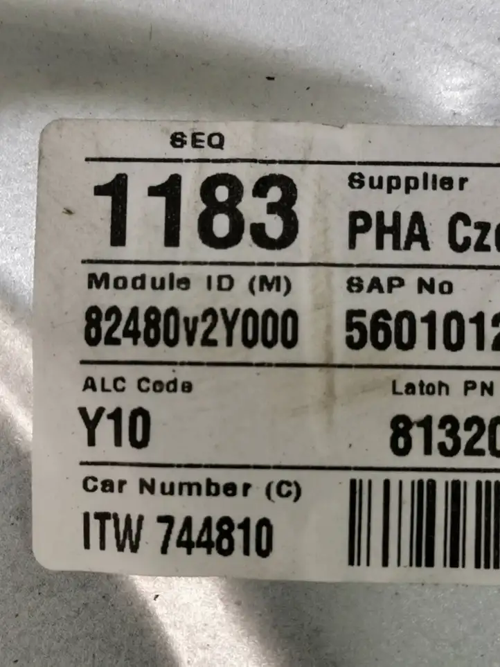Hyundai ix35 (2013 - 2019) 82480V2Y000 Электростеклоподъемник передний (комплект) — фото 3