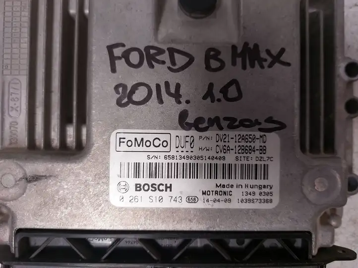 Ford B-MAX (2012 - 2018) CV6A12B684BB Блок управления двигателем (ЭБУ) — фото 2
