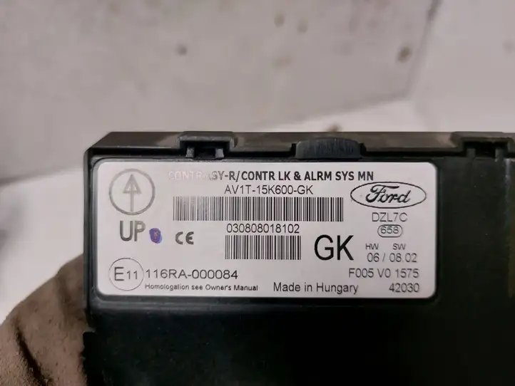 Ford B-MAX (2012 - 2018) AV1T15K600GK Блок управления центральным замком — фото 2