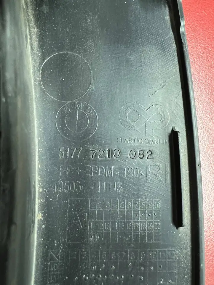 BMW X3 F25 (2010 - 2017) 7210082 Накладка колесной арки — фото 2