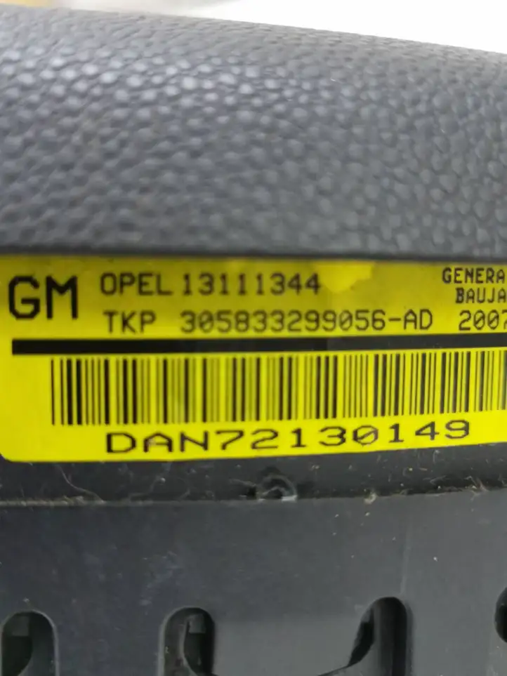 Opel Astra H (2004 - 2009) 13111344 Подушка безопасности руля — фото 5