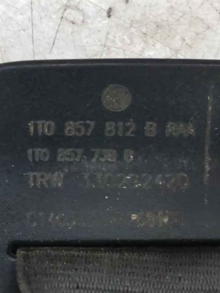 Volkswagen Touran I (2003 - 2010) 1T0857812B Ремень безопасности 3-го ряда — фото 4