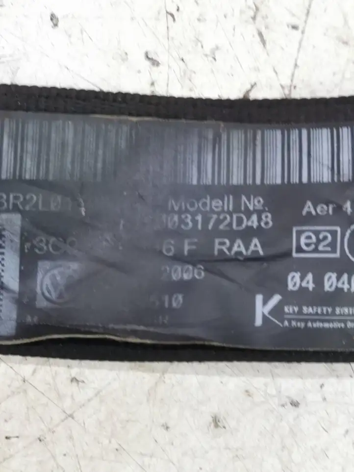 Volkswagen PASSAT B6 (2005 - 2010) 3C0857804 Задний ремень безопасности — фото 4