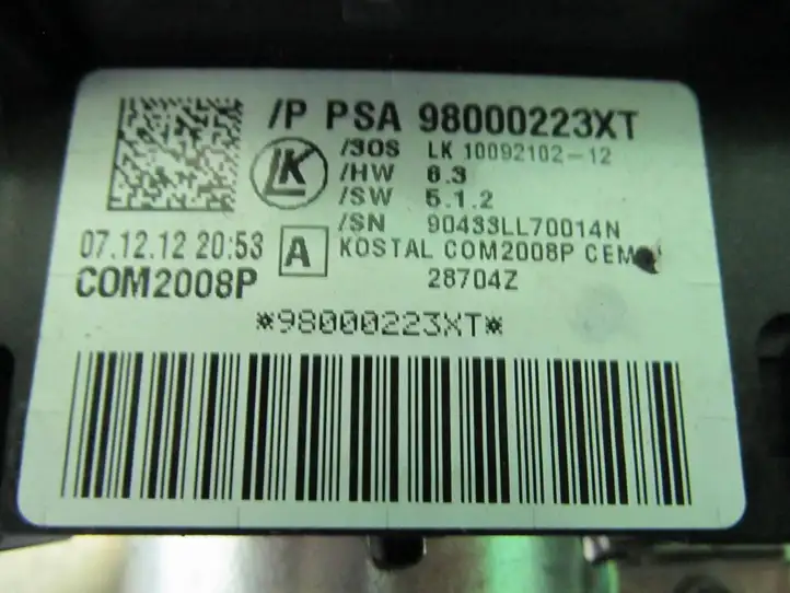 Citroen C4 (2011 - 2016) 90180LL70009C Датчик угла поворота руля — фото 2