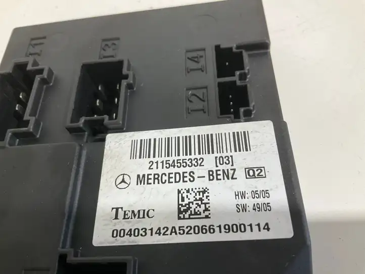 Mercedes-Benz E W211 (2002 - 2009) 2115455332 Модуль комфорта — фото 3