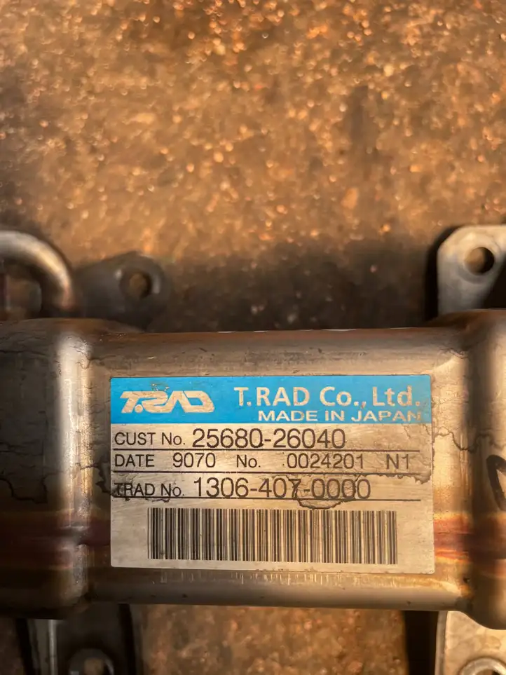 Toyota RAV 4 (XA30) (2006 - 2016) 13064070000 Охладитель клапана EGR — фото 2